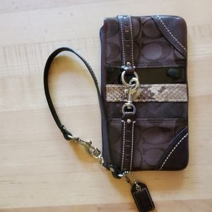 Coach wristlet